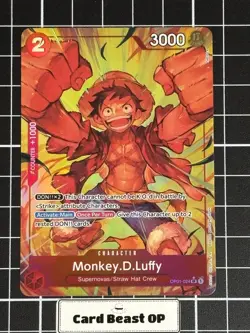 Monkey.D.Luffy OP01-024 Alt Art One Piece The Best - One Piece Card (English) - Image 1
