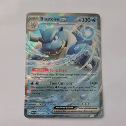 Pokemon 009/065 Blastoise EX English Card From 151 Set - Image 1