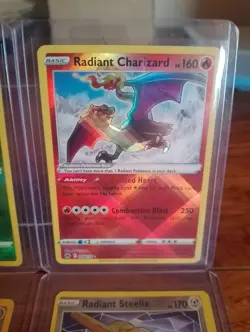 Pokemon tcg 4 card Radiant Sword & Shield bundle Inc Charizard & Tsareena - Image 2
