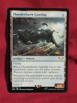 Thunderhawk Gunship #167 (LP) Warhammer 40,000 40K Magic MTG - Image 1