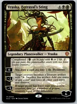 Vraska, Betrayal's Sting M Commander: Lorwyn Eclipsed 88 NM - Image 1