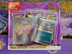 Pokemon Ascended Heroes 3 Pack Tech Sticker Collection Gastly New Sealed In-Hand - Image 1