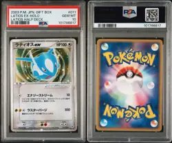 PSA 10 Latios ex 011/018 Japanese Gift Box Half Deck 2003 Pokemon Card - Image 3