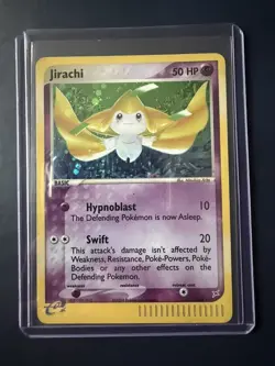 Jirachi 97/95 Holo Secret Rare EX Team Magma vs. Team Aqua LP Pokemon Card TCG - Image 1