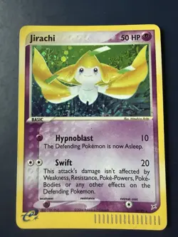 Jirachi 97/95 Holo Secret Rare EX Team Magma vs. Team Aqua LP Pokemon Card TCG - Image 3