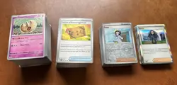 Pokemon TCG Obsidian Flames ETB with bulk C/UC/RH/R/DR, sleeves coin dice - Image 2