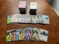 Pokemon TCG Obsidian Flames ETB with bulk C/UC/RH/R/DR, sleeves coin dice - Image 3