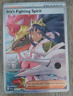Iris's Fighting Spirit 292/217 - SIR Ascended Heroes - Pack Fresh NM - Pokemon - Image 1