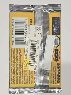 Wizards of the Coast First Edition 1999 Pokemon Jungle Booster Pack Flareon - Image 2