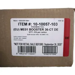 Pokemon Mega Entwicklung Sealed Display Case(6x36er Display) Deutsch NEU OVP - Image 1