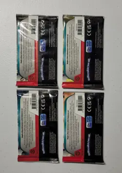 4x Pokemon Scarlet & Violet Base Set Complete Pack Art Sealed Booster Pack Lot - Image 2