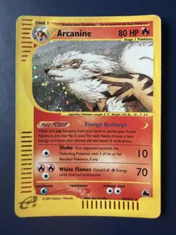2003 Skyridge Arcanine Holo Foil Rare H2/H32 WOTC E-Reader Series Pokemon - Image 1
