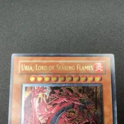 Yugioh Uria, Lord Of Searing Flames SOI-EN001 Ultimate Rare 1st Edition - Image 3