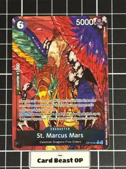 St. Marcus Mars OP13-091 R Alt Art One Piece Card Game (English) - Image 1