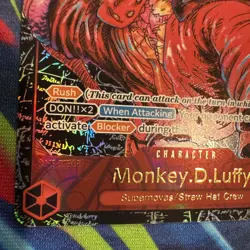One Piece TCG Monkey D Luffy SR Alt Art Awakening of New Era ST01-012 Mint NM - Image 2