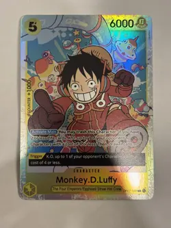 Monkey.D.Luffy OP07-109 - One Piece TCG - SR Super Rare NM English Foil - Image 1
