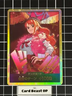 DON!! Nami GOLD EB03 Japanese ONE PIECE Card Heroines Edition (Japanese) - Image 1