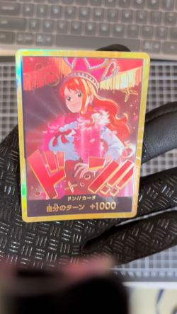 DON!! Nami GOLD EB03 Japanese ONE PIECE Card Heroines Edition (Japanese) - Image 2