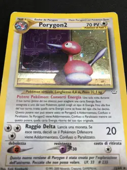 Pokemon Porygon 2 12/64 Neo Revelation Rara Holo Unlimited Wizards ITA Vintage - Image 4