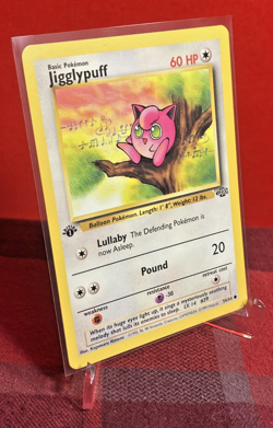 Jigglypuff 54/64 Jungle Regular 1st Edition Pokemon Card TCG NM - Image 1