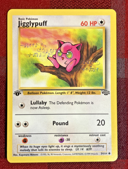 Jigglypuff 54/64 Jungle Regular 1st Edition Pokemon Card TCG NM - Image 2