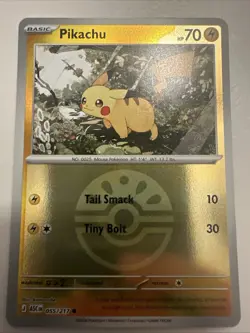Pokemon TCG Pikachu Ascended Heroes New Set Reverse Holo Near Mint! - Image 1