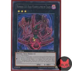 Yugioh Number C43: High Manipulator of Chaos PRIO-EN048 Rare 1st Edition NM - Image 1