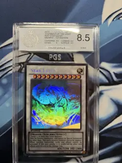 YuGiOh 2013 Star Eater JOTL-EN047 PGS 8.5 Ghost Rare 1st Edition - Image 1
