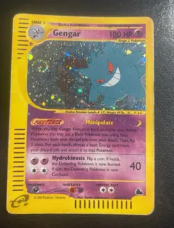 Pokemon Card-Gengar-Skyridge-H9/H32-Holo-ENG-SWIRL - Image 1