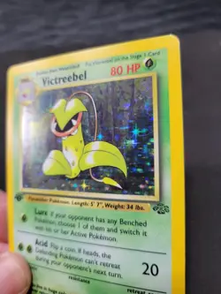 LP- Victreebel Jungle 1st Edition Holo Pokemon Card #14/64 - Image 4