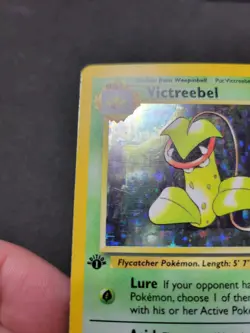 LP- Victreebel Jungle 1st Edition Holo Pokemon Card #14/64 - Image 5