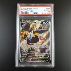 PSA 10 Empoleon V 146/163 Battle Styles Full Art Pokemon Card - Image 1