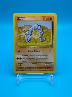 Onix Pokemon Card - Base Set 2 084/130 - Near Mint Vintage 2000 TCG - Image 1