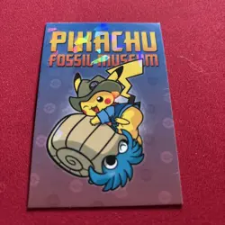 Pikachu Fossil Museum 1 Electric Pokemon 2025 Cracked Ice Holo Card Database - Image 1