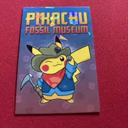Pikachu Fossil Museum 4 Electric Pokemon 2025 Cracked Ice Holo Card Database - Image 1