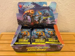 30 Packs! MARCH OF THE MACHINE DRAFT BOOSTER BOX Magic Gathering MTG Card Game - Image 1