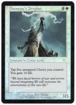 Ancestor's Prophet 2002 Onslaught FOIL White Rare Creature MTG LP AZ1 - Image 1