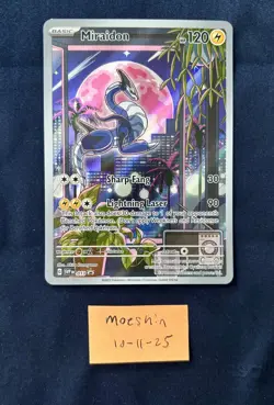 Miraidon SVP 013 Scarlet & Violet Full Art Black Star Promo Holo Pokemon Card NM - Image 1