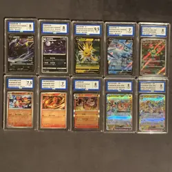 Pokemon Graded Bundle Of 10 Slabs - Image 1
