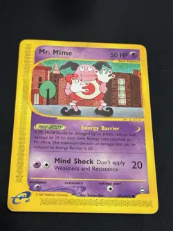 Mr. Mime 095A/147 Aquapolis Regular Pokemon Card - Image 1