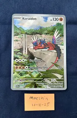 Pokemon Card Koraidon SVP EN 014 Black Star Promo Scarlet and Violet NM - Image 1