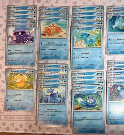 Pokemon Card Lot of 51- Psyduck, Staryu, Tentacruel, Golduck, Krabby, Magikarp + - Image 2