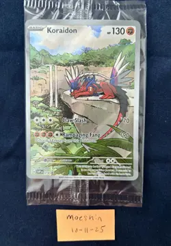 Pokemon Card Koraidon SVP EN 014 Black Star Promo Scarlet and Violet Sealed - Image 1