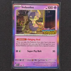 Indeedee - SVP154 - Black Star Promo - Surging Sparks - Pokemon Card - LP - Image 1