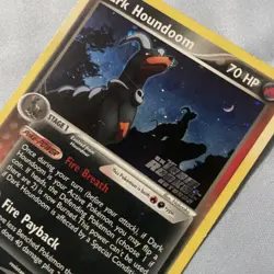 Dark Houndoom EX Team Rocket Returns #37/109 Reverse Holo Stamped 2004 Pokemon - Image 5