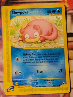 Slowpoke 108/147 Aquapolis LP Pokemon regular - Image 1