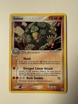 Pokemon TCG EX Legend Maker Golem 6/92 Holo Rare - Image 1