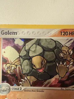 Pokemon TCG EX Legend Maker Golem 6/92 Holo Rare - Image 5