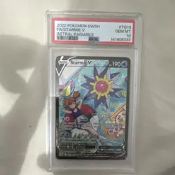 PSA 10 2022 Pokemon Starmie V TG13 Astral Radiance Full Art Holo Ultra Rare - Image 1