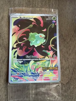 Pokemon TCG Bulbasaur #133/132 ME01: Mega Evolutions Illustration Rare SEALED - Image 1